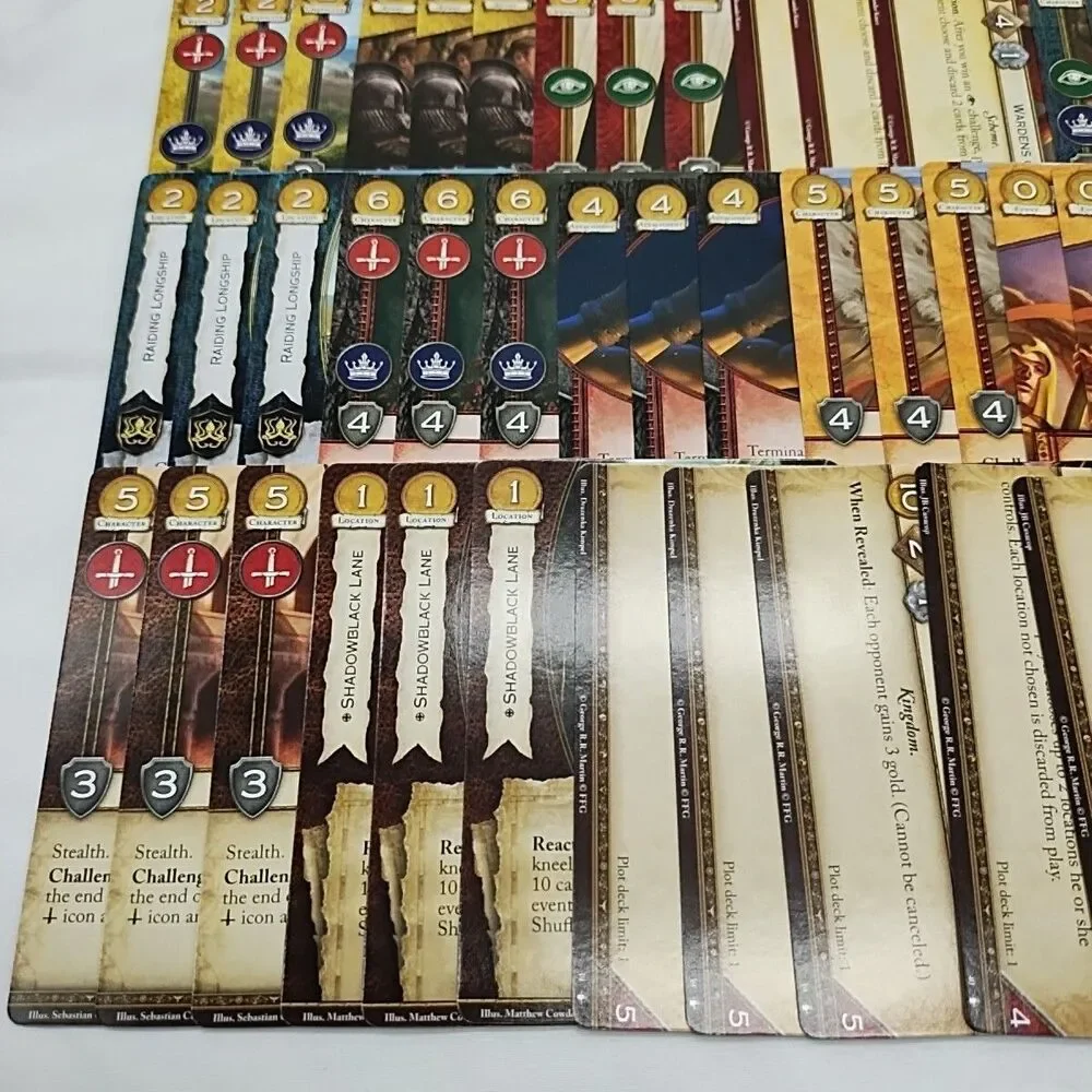 *No Box* Road To Winterfell Game Of Thrones LCG Expansion Westeros Cycle Pack 2